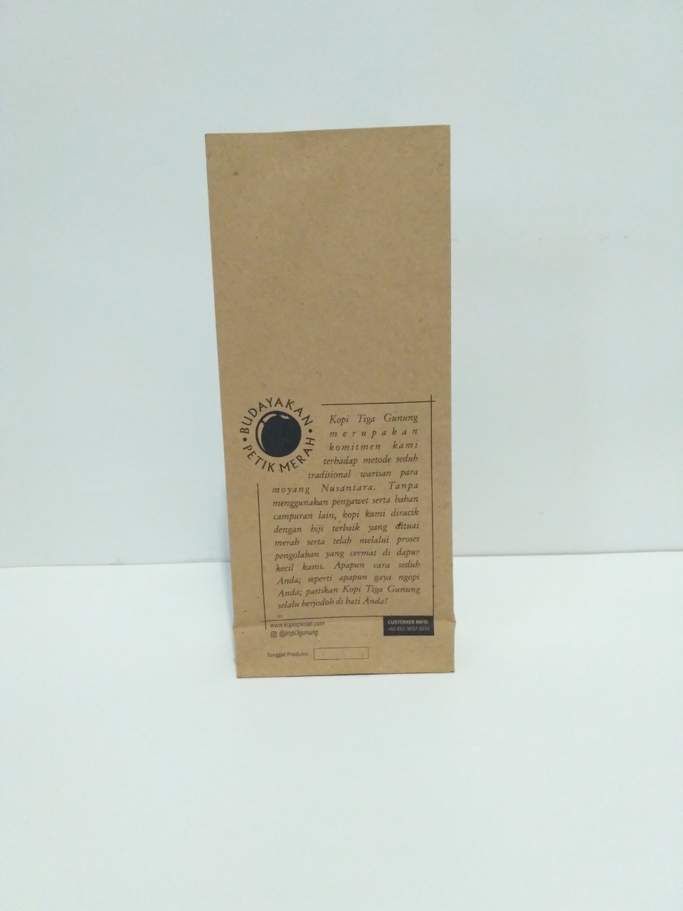 Kantong Kertas Tiga Kopi Gunung - Image 3