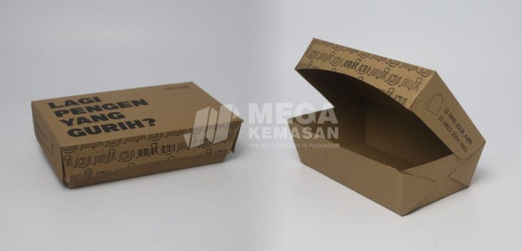 Dus Makanan Model Lunch Box- Bisa Request Ukuran dan Desain