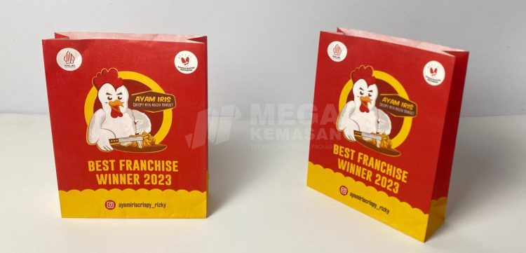 Kantong Kertas Chicken Food Grade dan Praktis