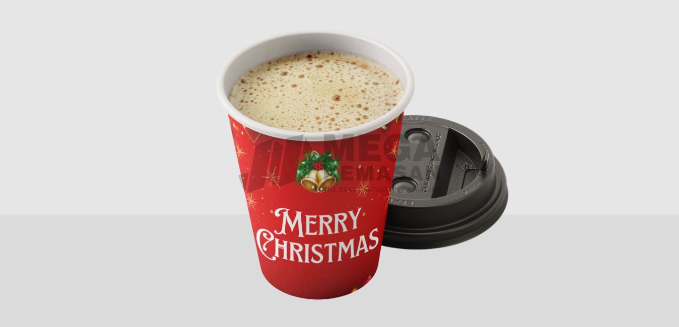 Produsen Paper Cup Fullcolour Tema Natal