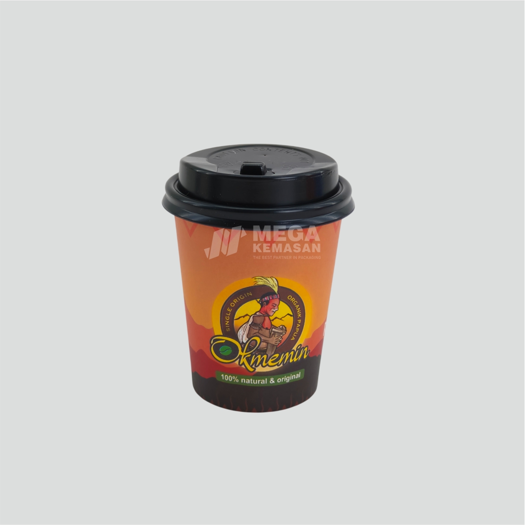 mega_kemasan_paper cup 8 oz okmemin kopi asli papua arabika