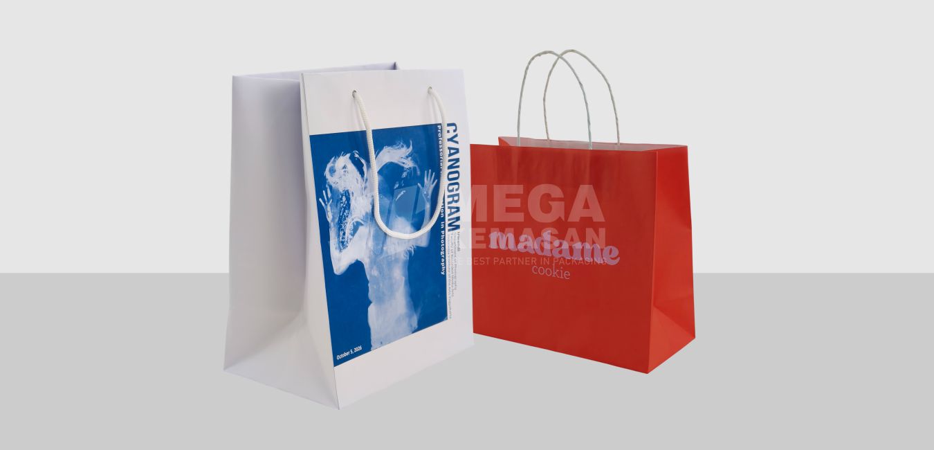 Cetak Tas Kertas Custom Logo – Murah, Elegan, & High Quality